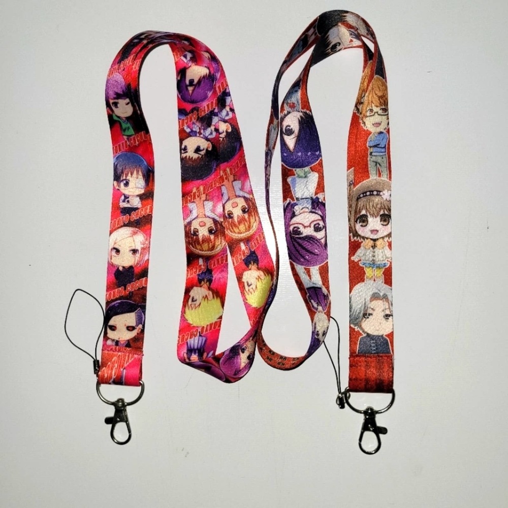 M1. Best Japanese Anime Tokyo Ghoul Characters Combo A Lanyard with Metal Clip